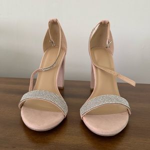 Charlotte Russe Size 9 soft pink nude